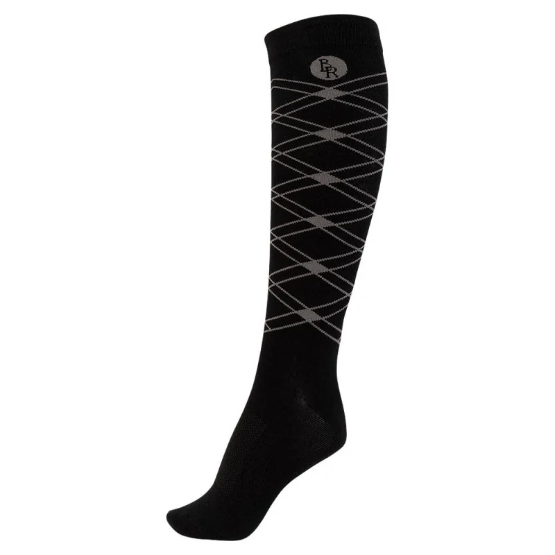 Chaussettes Équitation BR Luca | Motif Argyle & Renforts | MCM