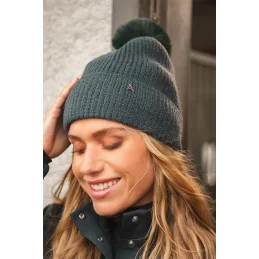 Bonnet Équitation ANKY Pompon Amovible | Doublure Polaire | MCM