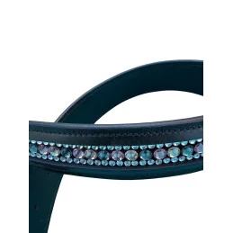 Ceinture Cuir & Strass Équitation | Assortie aux Frontaux | MCM