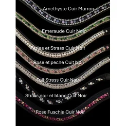 Frontal Strass & Perles La Cavalerie | Pour Bridon & Filet | MCM