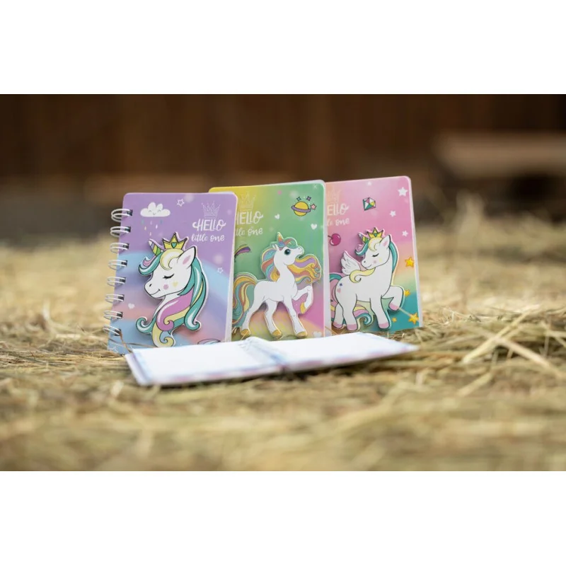 Carnet Licorne 3D HKM | Cahier à Spirales Grand Format | MCM