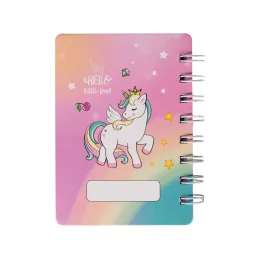 Carnet Licorne 3D HKM | Cahier à Spirales Grand Format | MCM