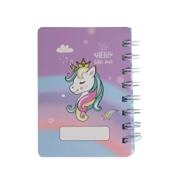 Carnet Licorne 3D HKM | Cahier à Spirales Grand Format | MCM