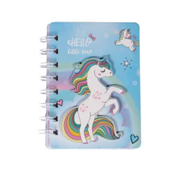 Carnet Licorne 3D HKM | Cahier à Spirales Grand Format | MCM