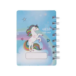 Carnet Licorne 3D HKM | Cahier à Spirales Grand Format | MCM