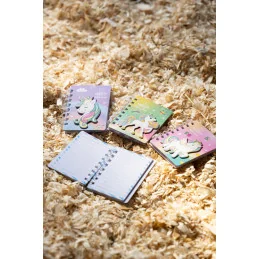 Carnet Licorne 3D HKM | Cahier à Spirales Grand Format | MCM