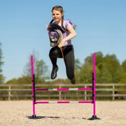 Obstacle Hobby Horse QHP | Set Saut d'Obstacle Réglable | MCM