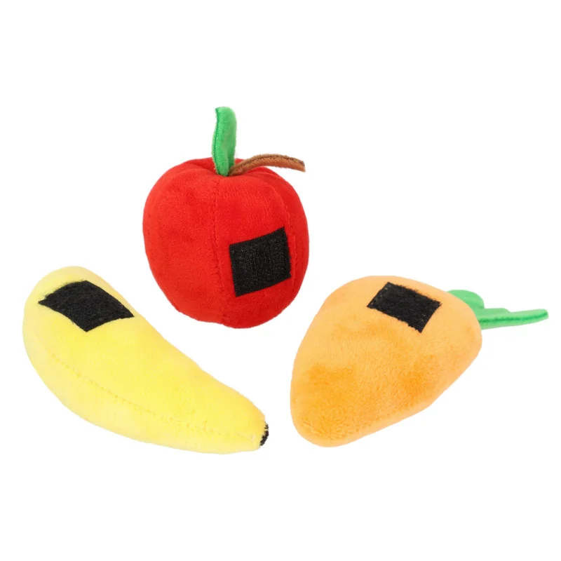 Set Friandises Hobby Horse QHP | Carotte, Pomme, Banane Velcro | MCM