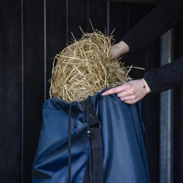 SAC A FOIN DE TRANSPORT BLEU MARINE QHP