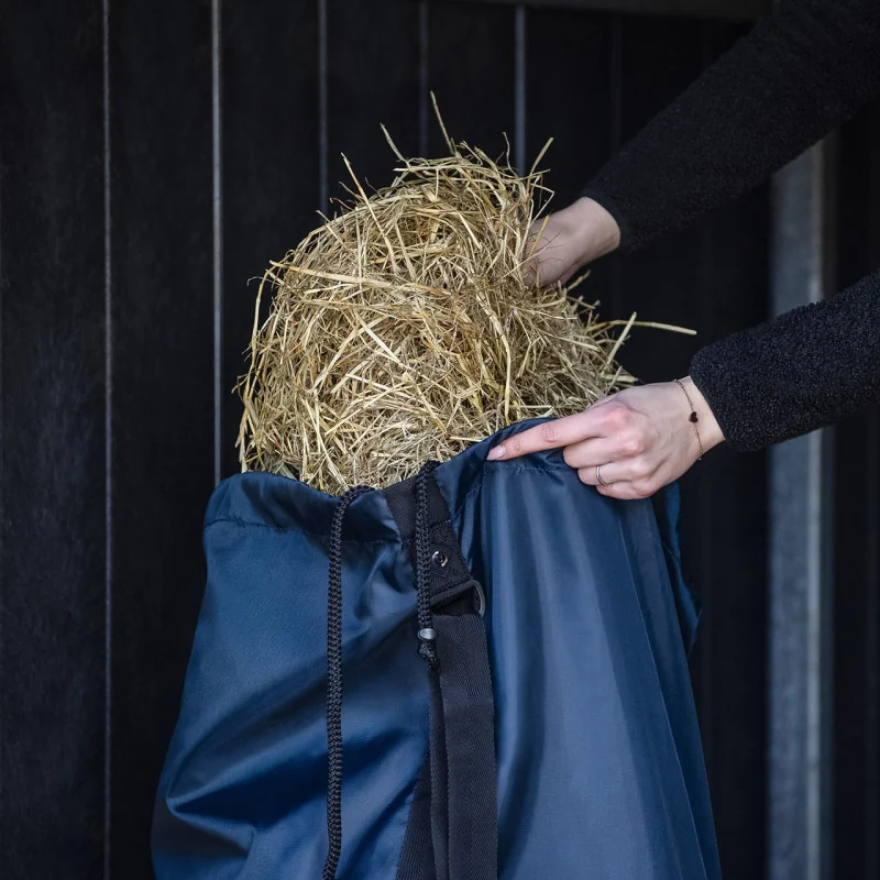 SAC A FOIN DE TRANSPORT BLEU MARINE QHP