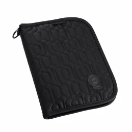 PORTE PASSEPORT FAUX LEATHER NOIR PLATINUM SS26