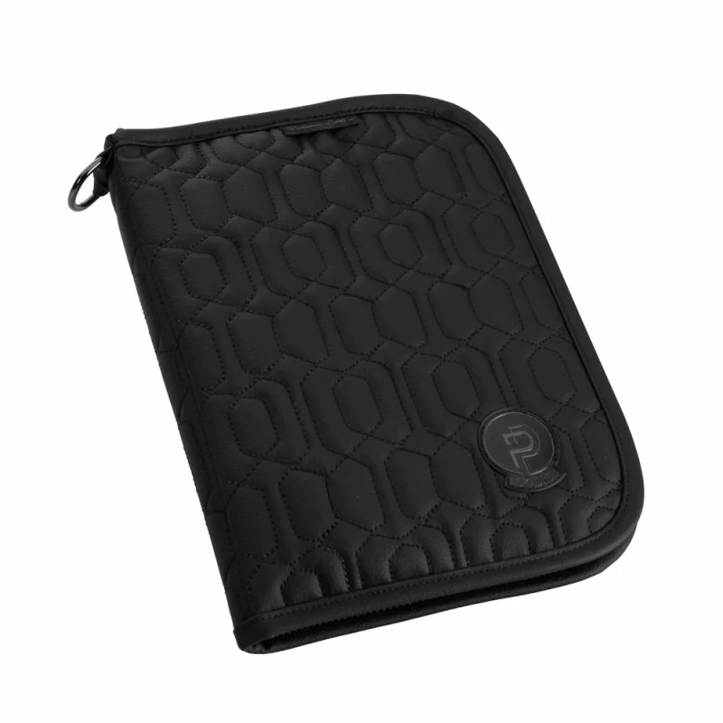PORTE PASSEPORT FAUX LEATHER NOIR PLATINUM SS26
