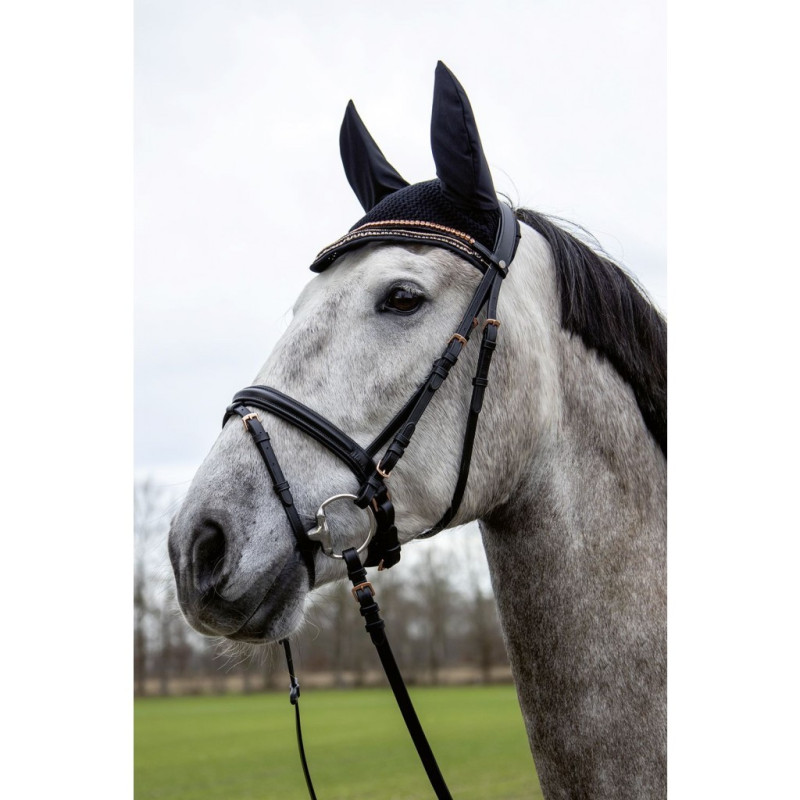 Bridon cuir marron cheval de trait - kerbl | Webshop