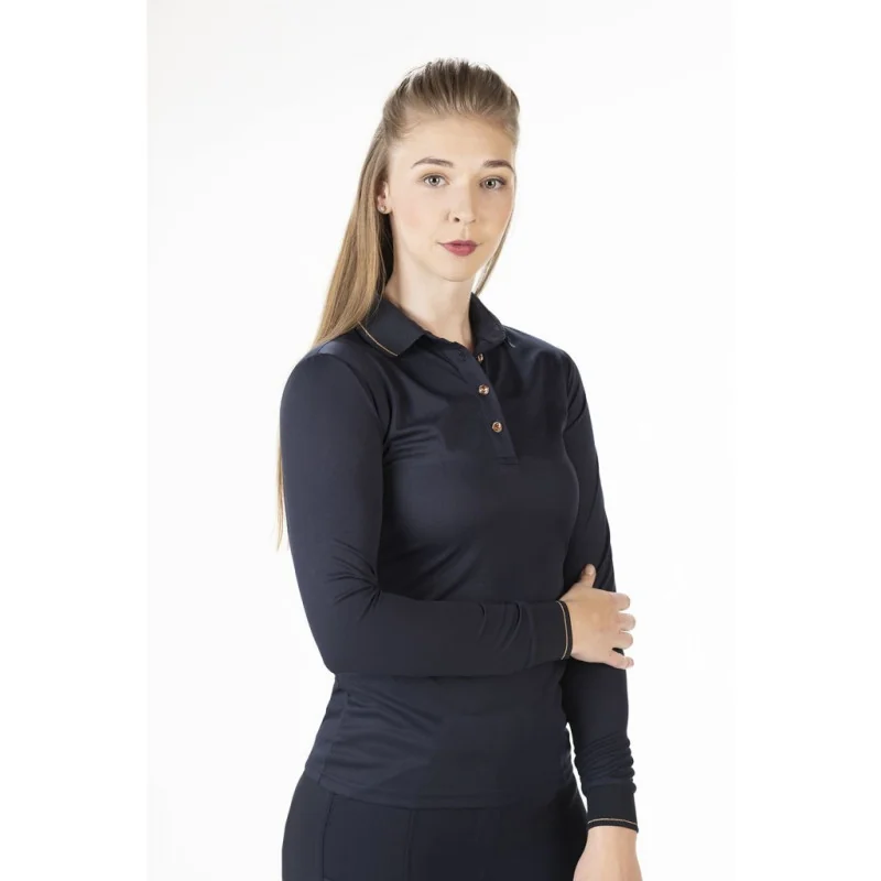 POLO ROSEGOLD GLAMOUR MANCHES LONGUES HKM