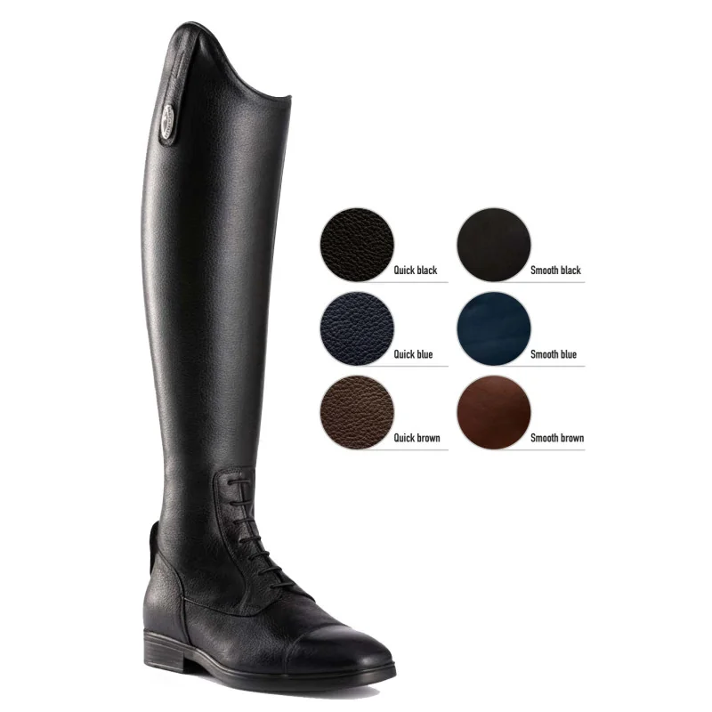 Bottes Amabile cuir grainé DE NIRO gamme TRICOLORE