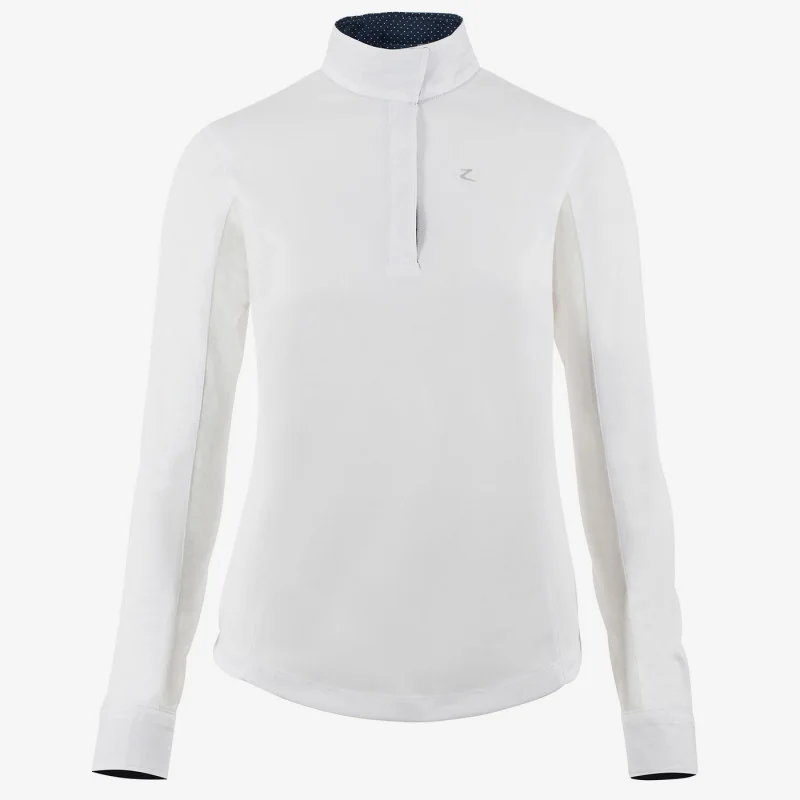POLO DE CONCOURS BLANC HORZE