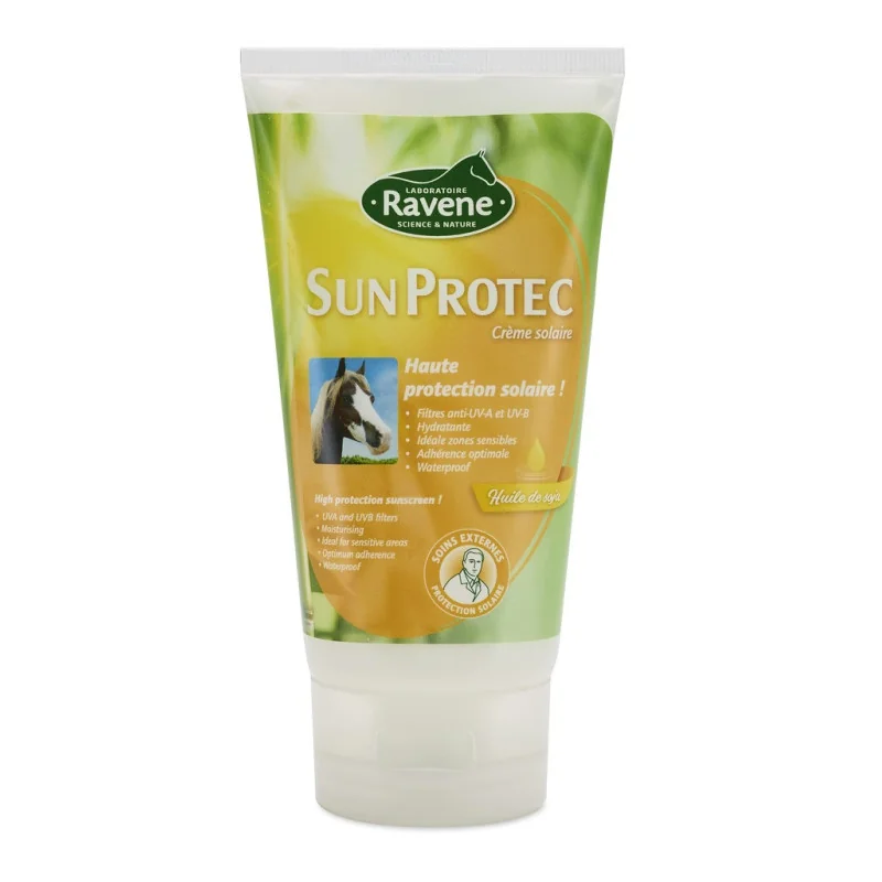 crème solaire ravine pour chevaux a peau rose
