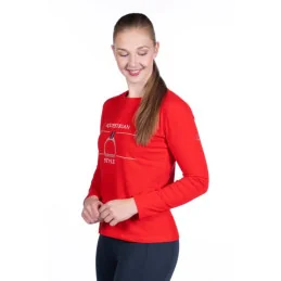 POLO MANCHES LONGUES EQUINE SPORTS HKM